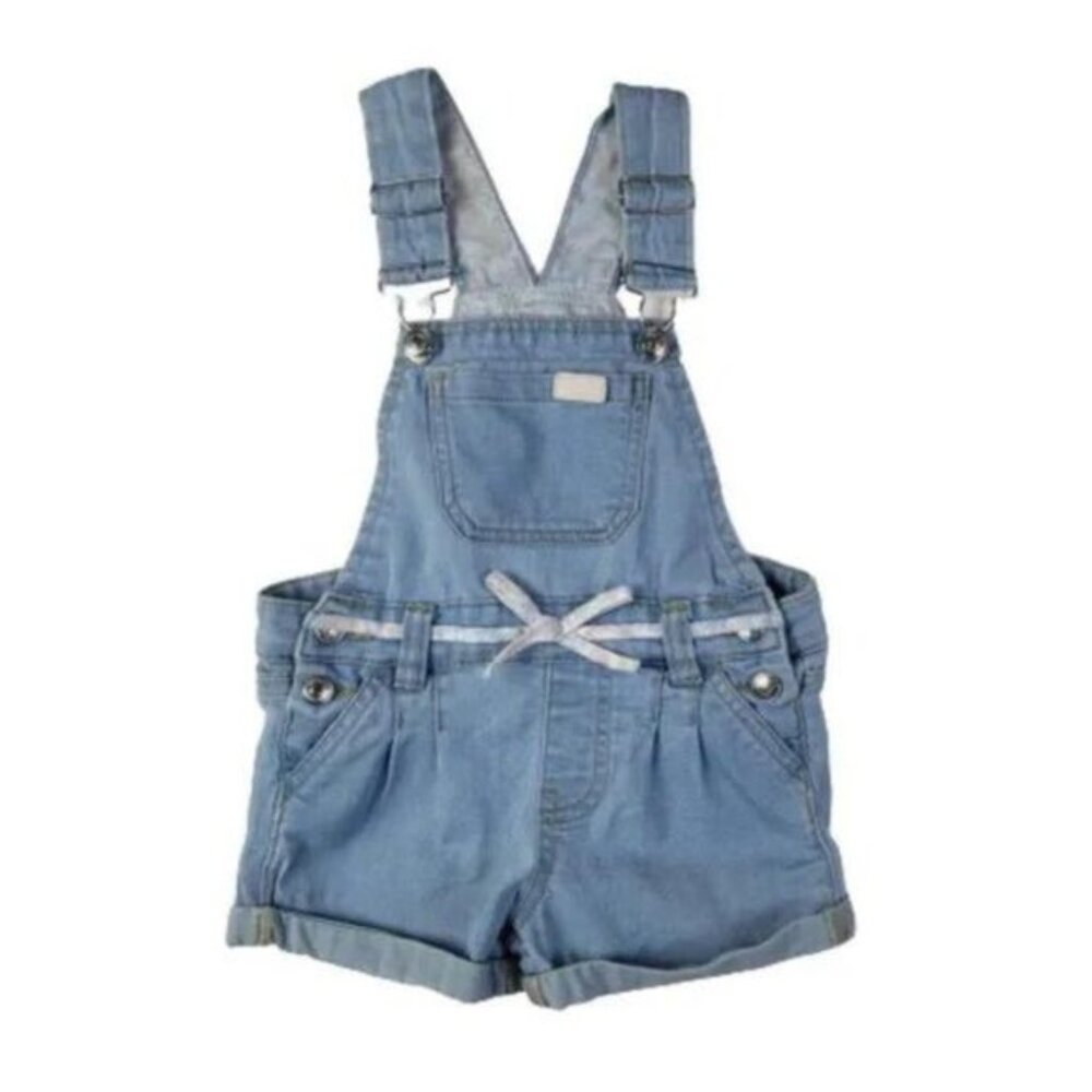 7 For All Mankind Jean Shorts Overall Girls Size 18M